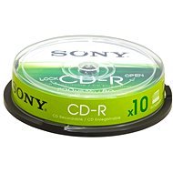 Sony CD-R 10 ks cakebox - Médium