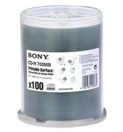 CD-R médium Sony Printable 100ks cakebox - -