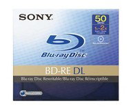 Médium Sony BD-RE DL v krabičce - -