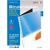 GENIE A4 Back, Black- Pack of 25 pcs - Binding Cover