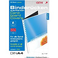 GENIE A4 Back, Black - Pack of 50 pcs - Binding Cover