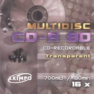 CD-R médium MULTIDISC 80minut TRANSPARENT - 