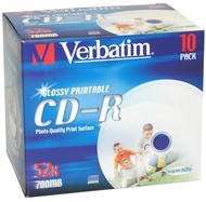 Verbatim CD-R Glossy Printable DataLifePLUS Super AZO 52x 10ks v krabičce - Media