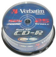 CD-R médium Verbatim DataLife Protection 80m/700MB 48x balení 25ks cakebox - -