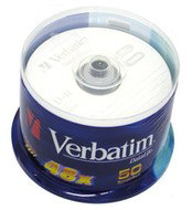 CD-R médium Verbatim DataLife Protection 80m/700MB 48x balení 50ks cakebox - -