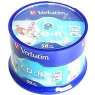 Verbatim CD-R DataLife Protection 52x, Printable 50ks cakebox - Médium