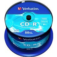 Verbatim CD-R 52x DataLife Protection 50 Pack - Media