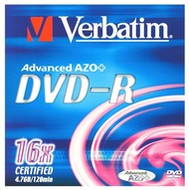DVD-R médium VERBATIM 4,7GB 16x speed, balení v krabičce - -