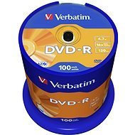 DVD-R Verbatim 4,7GB 16x, 100pcs cakebox - Media