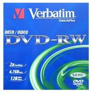 DVD-RW médium Verbatim 4,7GB 2x speed - -
