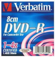 DVD-R 8cm médium Verbatim 1,4GB 4x speed - -