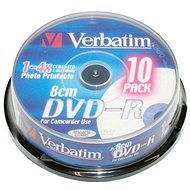 Verbatim 4x DVD-R, druckbare MINI 8 cm 10p cakebox - Medien