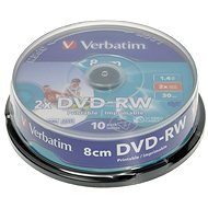 Verbatim DVD-RW 2x Printable MINI 8cm 10pcs cakebox - Media