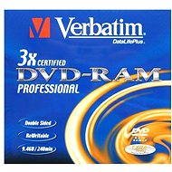Verbatim DVD-RAM 3x, 1 db dobozban - Média