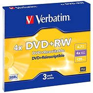 Verbatim DVD + RW 4x, 3pcs in a SLIM box - Media