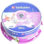  Verbatim DVD + R 16x Printable 25 pcs cakebox  - Media