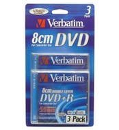 Verbatim DVD+R Double Layer MINI 8cm 2.4x, 3ks v SLIM krabičce - Media