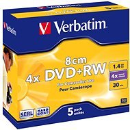 Verbatim DVD + RW 4x, MINI 8 cm 5 db egy dobozban SLIM - Média
