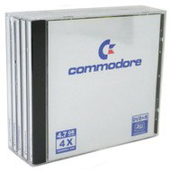 DVD+R médium COMMODORE 4.7GB, 4x speed, balení 5 kusů v krabičkách - -