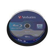 Verbatim BD-R 25GB 4x, 10pcs cakebox - Media