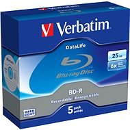Verbatim BD-R DataLife 25 GB 6x, 5ks - Médium