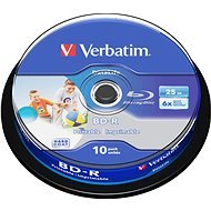 Verbatim BD-R SL 25GB Printable, 10ks CakeBox - Médium