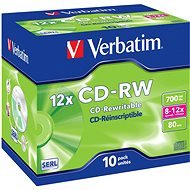 Verbatim CD-RW 12x, 10pcs per box - Media