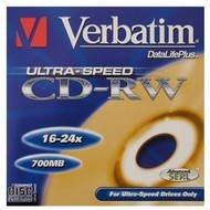 Verbatim 24x CD-RW 1pc in a box - Media