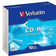 VERBATIM CD-R 80 52x EXTRA slim 10pcs - Media