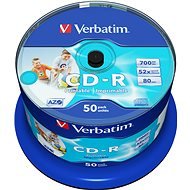 VERBATIM CD-R 80 52x PRINT. NO ID spindl 50pck - Media