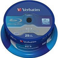 VERBATIM BD-R SL DataLife 25GB, 6x, spindle 25pcs - Media