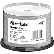 VERBATIM DVD-R DataLifePlus 4.7 GB, 16×, thermal printable, spindle 50 ks - Médium