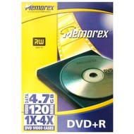 DVD+R médium MEMOREX 4.7GB 4x speed, balení v DVD krabičce - -