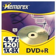DVD+R médium MEMOREX 4.7GB 8x speed, balení v krabičce - -