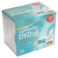 DVD+R médium MEMOREX LightScribe 4.7GB 8x speed, balení 10ks v krabičce - -