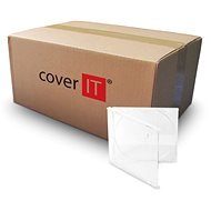 COVER IT Box: 1 CD 10mm Jewel Box + Clear Tray - Carton 200pcs - CD/DVD Case