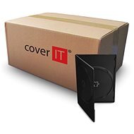 COVER IT Box: 2 DVD 7mm Slim Black - Carton 100pcs - CD/DVD Case