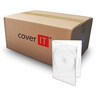 COVER IT Box: 2 DVD Super 14mm Clear - Carton 100pcs - CD/DVD Case
