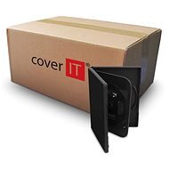 COVER IT Box: 4 DVD 19mm Black - Carton 100pcs - CD/DVD Case