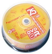Emgeton DVD-R Color Retro Edition 16x 25ks cakebox - Media