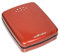 Targus Steel Case - luxusní bronzový (bronze) kovový zásobník na 24 kusů CD-R/RW/DVD médií - -