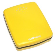 Targus Steel Case - luxusní žlutý (yellow) kovový zásobník na 24 kusů CD-R/RW/DVD médií - -