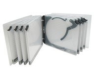 CD-R Kick-Out pořadač na 8 CD/DVD s bookletem - černý (black) - -