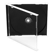 Tartó 1 db lemeznek - fekete, 10mm, 10pack - CD/DVD tok