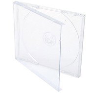 CD box for 1pc - clear (transparent), 10mm - -