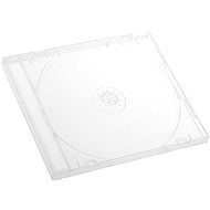 Krabička na 1ks - číra (transparent), 10 mm - Obal na CD/DVD