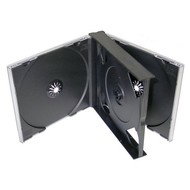 CD krabička na 6ks - černá (black), 24mm - -