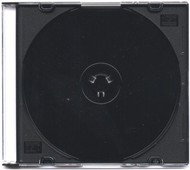 CD krabička slim na 1ks - černá (black), 5mm - -