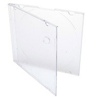 CD krabička slim na 1ks - čirá (transparent), 5mm - -