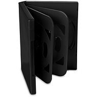 COVER IT Case for 6 Discs - Black, 24mm, 10pcs/pack - CD/DVD Case